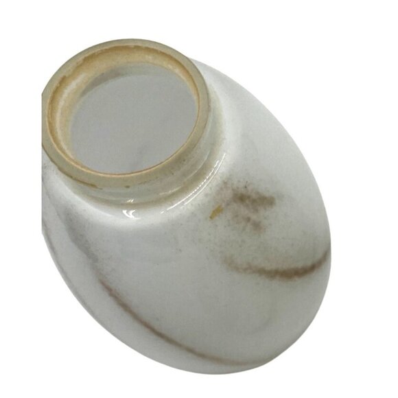 Vintage 1970s Glass Pendant Light Shade Brown Drizzle Swirls Westinghouse - Picture 2 of 6